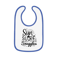 Load image into Gallery viewer, "Sun, Surf, Snuggles" Baby Bib