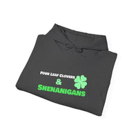 Load image into Gallery viewer, "Four Leaf Clovers &amp; Shenanigans" - Unisex Heavy Blend™ Hooded Sweatshirt