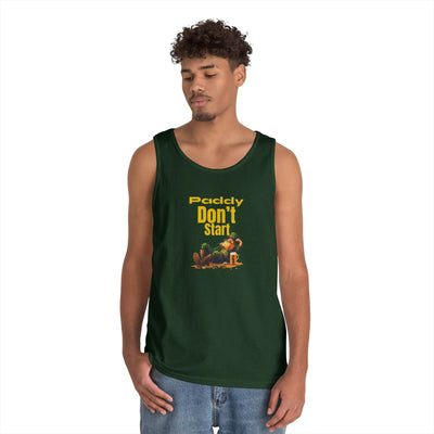 "PADDY DON'T START" - Unisex Heavy Cotton Tank Top