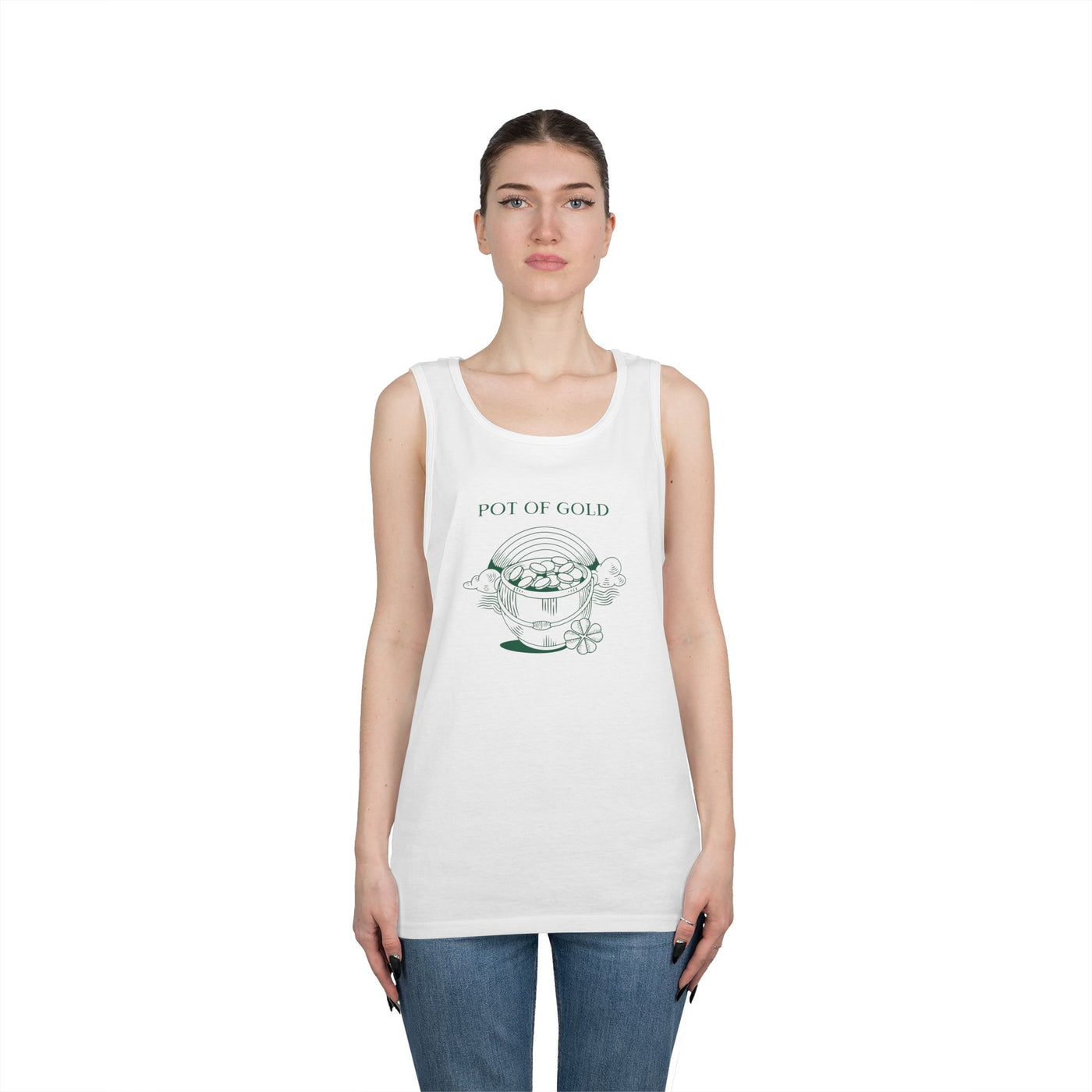 "POT OF GOLD" - Unisex Heavy Cotton Tank Top