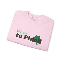 Load image into Gallery viewer, "Too Cute to Pinch" (BLACK) - Unisex Heavy Blend™ Crewneck Sweatshirt