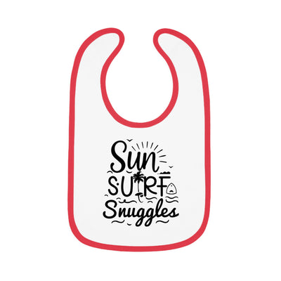 "Sun, Surf, Snuggles" Baby Bib