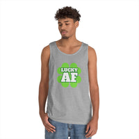 Load image into Gallery viewer, "LUCKY AF" - Unisex Heavy Cotton Tank Top