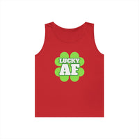 Load image into Gallery viewer, "LUCKY AF" - Unisex Heavy Cotton Tank Top