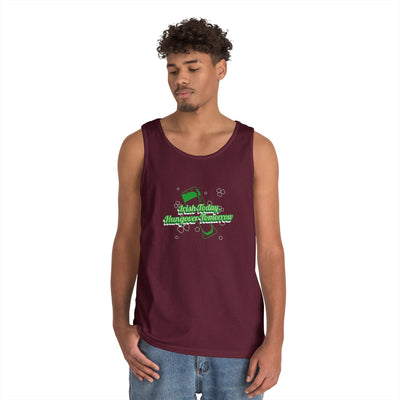 "Irish Today, Hungover Tomorrow" - Unisex Heavy Cotton Tank Top