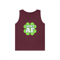 Load image into Gallery viewer, "LUCKY AF" - Unisex Heavy Cotton Tank Top