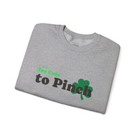 Load image into Gallery viewer, "Too Cute to Pinch" (BLACK) - Unisex Heavy Blend™ Crewneck Sweatshirt