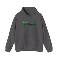 Load image into Gallery viewer, "Too Cute to Pinch" (BLACK) - Unisex Heavy Blend™ Hooded Sweatshirt