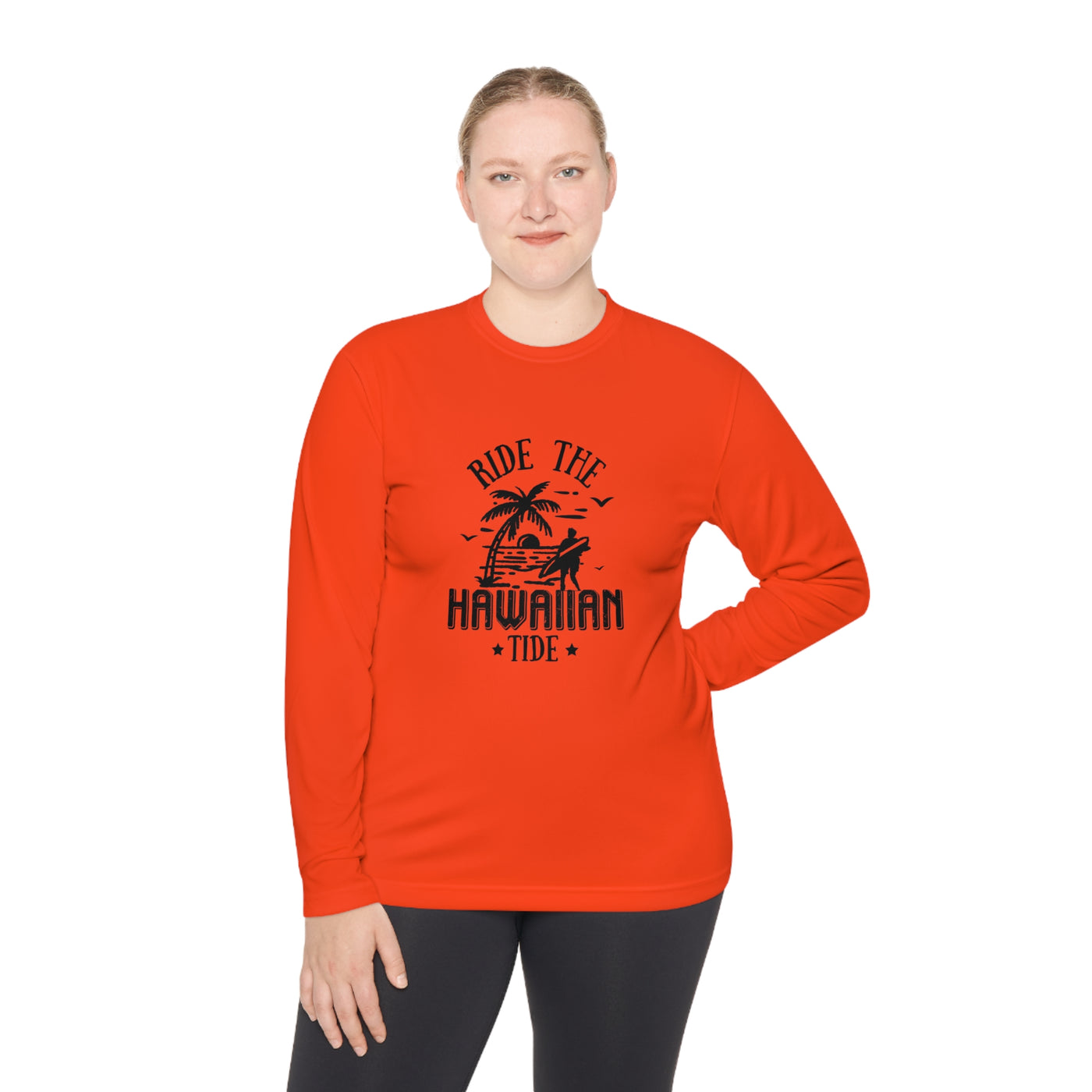 Hawaiian Tide - Moisture-Wicking Long Sleeve Tee