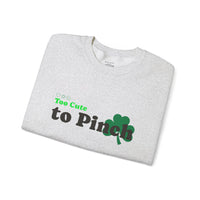 Load image into Gallery viewer, "Too Cute to Pinch" (BLACK) - Unisex Heavy Blend™ Crewneck Sweatshirt