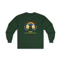 Load image into Gallery viewer, "IRISH YOU WERE BEER" - Unisex Ultra Cotton Long Sleeve Tee
