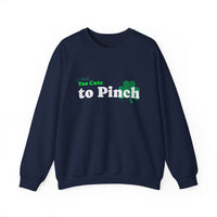 Load image into Gallery viewer, "Too Cute to Pinch" (WHITE) - Unisex Heavy Blend™ Crewneck Sweatshirt