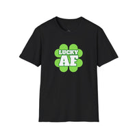 Load image into Gallery viewer, "LUCKY AF" - Unisex Softstyle T-Shirt
