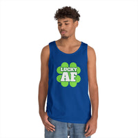 Load image into Gallery viewer, "LUCKY AF" - Unisex Heavy Cotton Tank Top