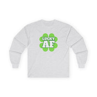 Load image into Gallery viewer, "LUCKY AF" - Unisex Ultra Cotton Long Sleeve Tee