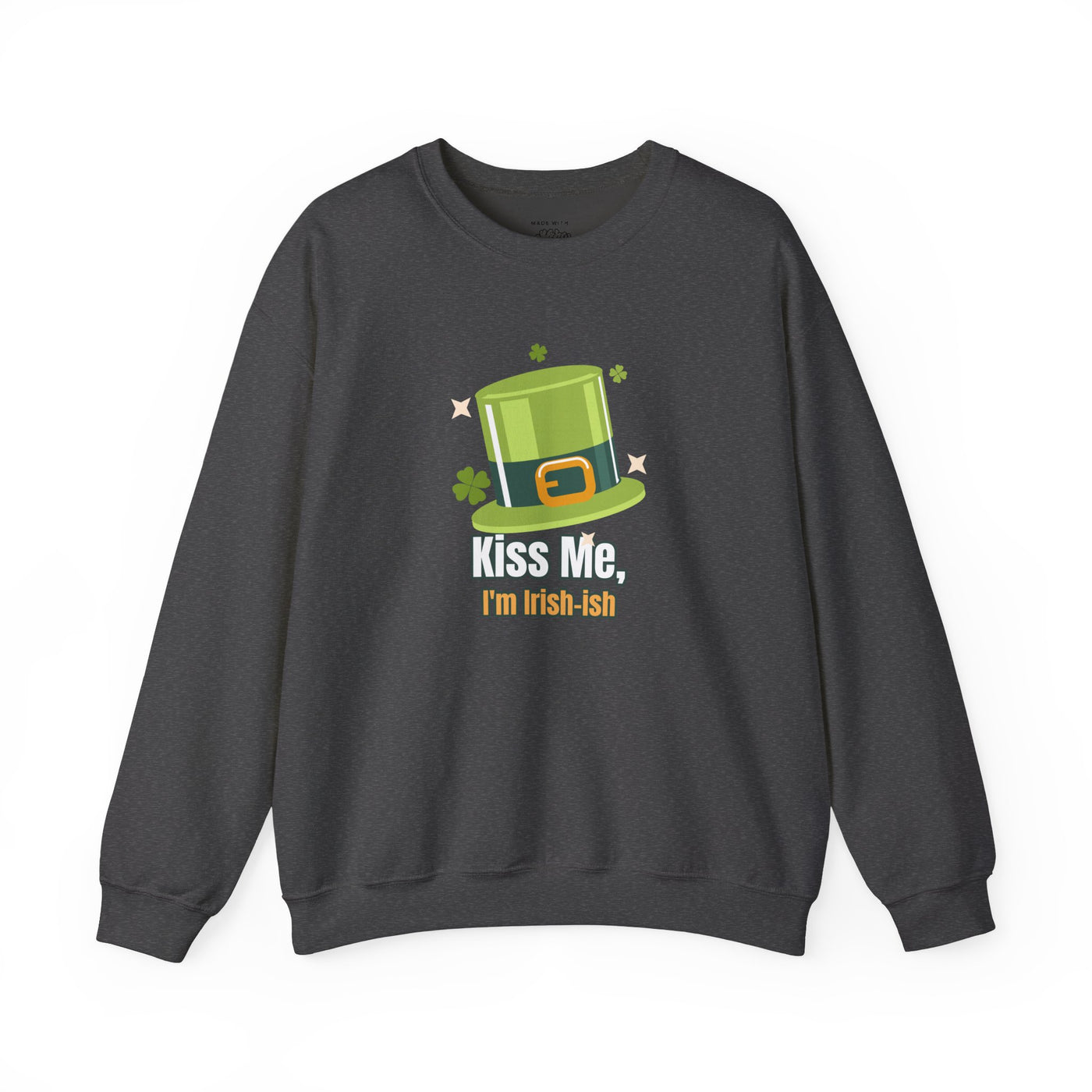 "Kiss Me, I'm Irish-ish" - Unisex Heavy Blend™ Crewneck Sweatshirt