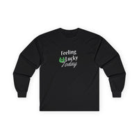 Load image into Gallery viewer, "FEELING LUCKY TODAY" - Unisex Ultra Cotton Long Sleeve Tee