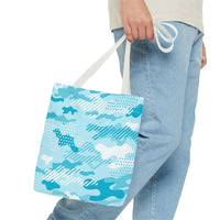 Load image into Gallery viewer, TEAL CAMO - Tote Bag (AOP)