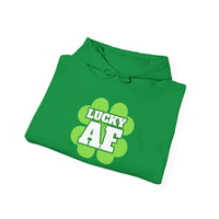 Load image into Gallery viewer, "LUCKY AF" Unisex Heavy Blend™ Hooded Sweatshirt