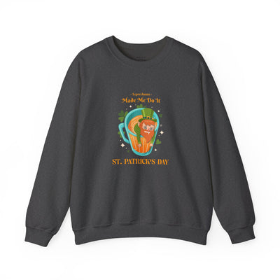 "Leprechauns Made Me Do It" - Unisex Heavy Blend™ Crewneck Sweatshirt