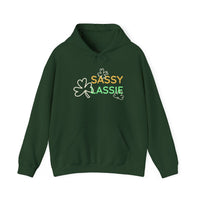 Load image into Gallery viewer, "SASSY LASSIE" - Unisex Heavy Blend™ Hooded Sweatshirt