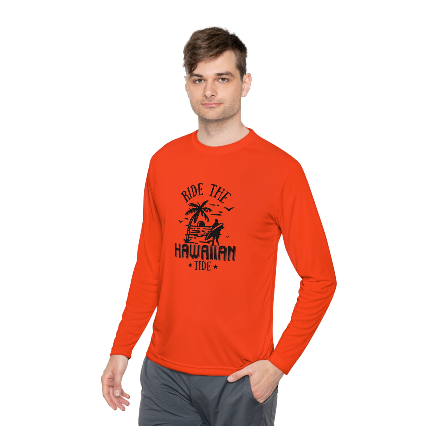 Hawaiian Tide - Moisture-Wicking Long Sleeve Tee