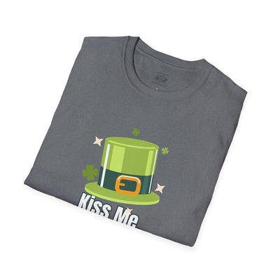 "Kiss Me, I'm Irish-ish" - Unisex Softstyle T-Shirt