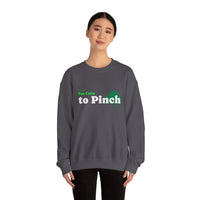 Load image into Gallery viewer, "Too Cute to Pinch" (WHITE) - Unisex Heavy Blend™ Crewneck Sweatshirt