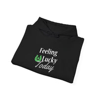 Load image into Gallery viewer, "FEELING LUCKY TODAY" - Unisex Heavy Blend™ Hooded Sweatshirt