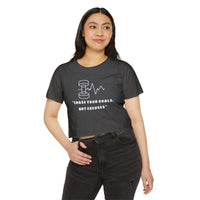 Load image into Gallery viewer, Chase Your Dreams - Women's Festival Crop Top (White)