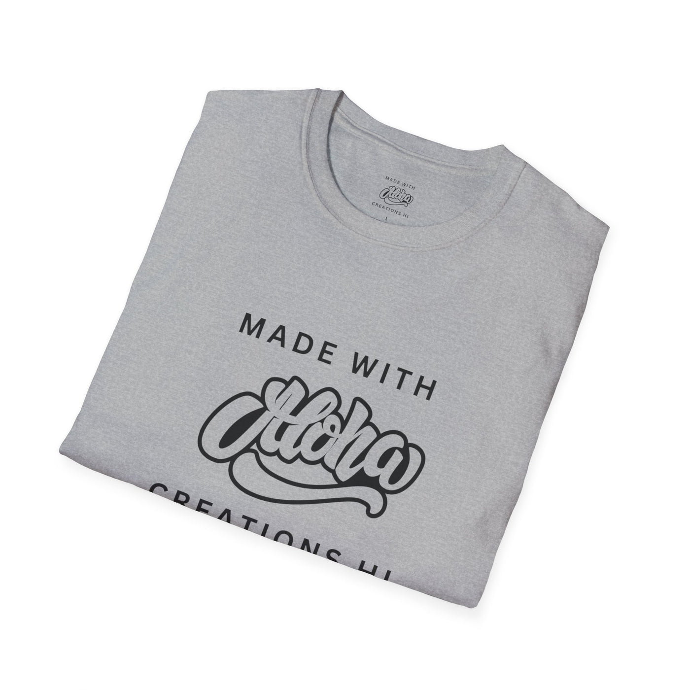 NEW LOGO - Unisex Softstyle T-Shirt (BLACK)