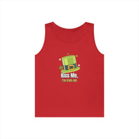 Load image into Gallery viewer, "Kiss Me, I'm Irish-ish" - Unisex Heavy Cotton Tank Top