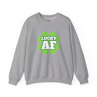 Load image into Gallery viewer, "LUCKY AF" - Unisex Heavy Blend™ Crewneck Sweatshirt