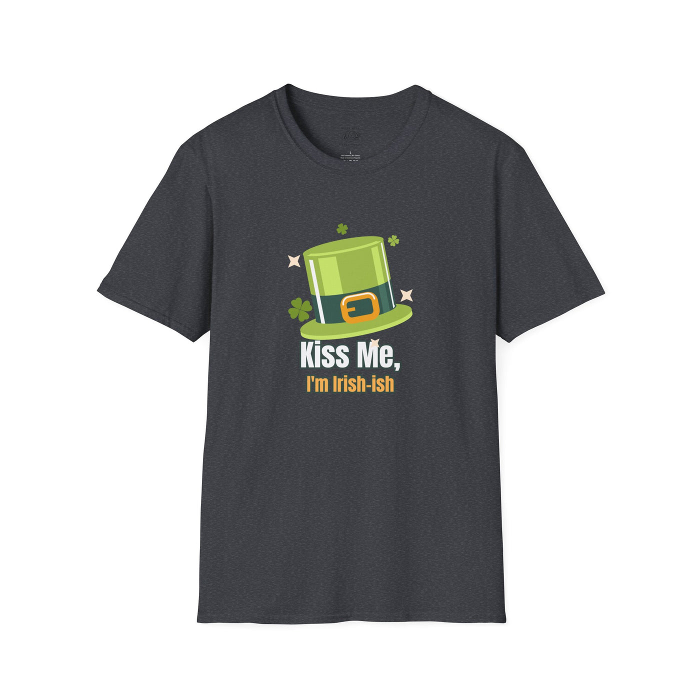 "Kiss Me, I'm Irish-ish" - Unisex Softstyle T-Shirt