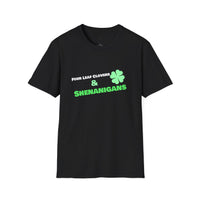 Load image into Gallery viewer, "Four Leaf Clovers &amp; Shenanigans" - Unisex Softstyle T-Shirt