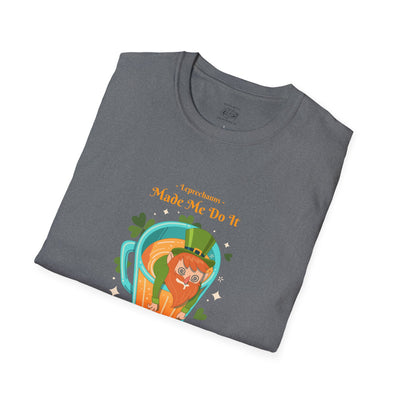 "Leprechauns Made Me Do It" - Unisex Softstyle T-Shirt