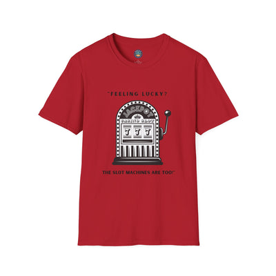 Las Vegas - Slot Machines -Red Softstyle T-Shirt