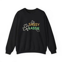 Load image into Gallery viewer, "SASSY LASSIE" - Unisex Heavy Blend™ Crewneck Sweatshirt