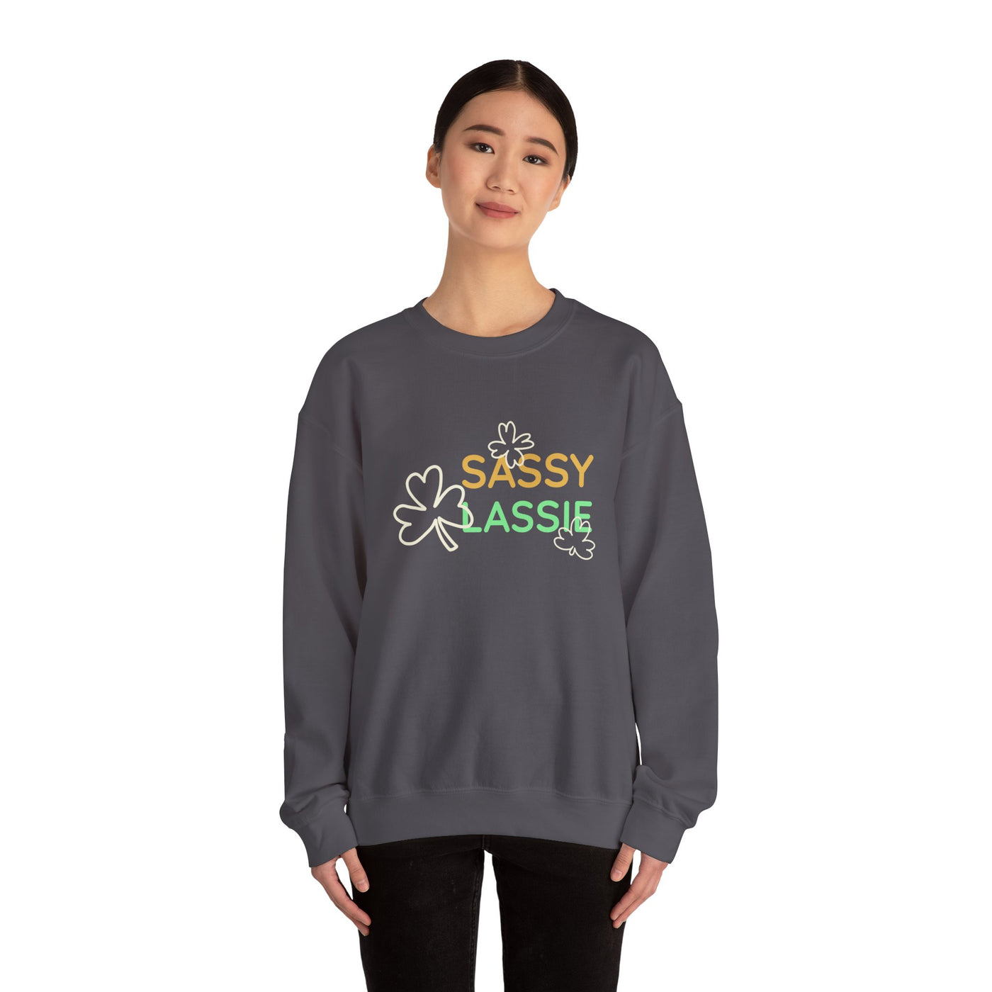 "SASSY LASSIE" - Unisex Heavy Blend™ Crewneck Sweatshirt