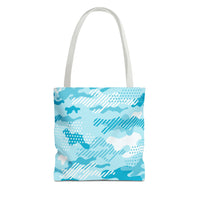 Load image into Gallery viewer, TEAL CAMO - Tote Bag (AOP)