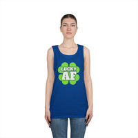 Load image into Gallery viewer, "LUCKY AF" - Unisex Heavy Cotton Tank Top