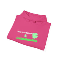 Load image into Gallery viewer, "Four Leaf Clovers &amp; Shenanigans" - Unisex Heavy Blend™ Hooded Sweatshirt