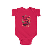 Load image into Gallery viewer, "BORN TO HULA, NAP, REPEAT" - Infant Fine Jersey Bodysuit