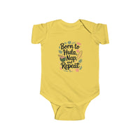 Load image into Gallery viewer, "BORN TO HULA, NAP, REPEAT" - Infant Fine Jersey Bodysuit