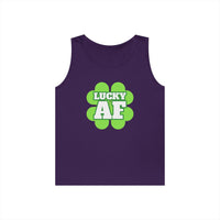 Load image into Gallery viewer, "LUCKY AF" - Unisex Heavy Cotton Tank Top