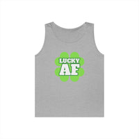 Load image into Gallery viewer, "LUCKY AF" - Unisex Heavy Cotton Tank Top