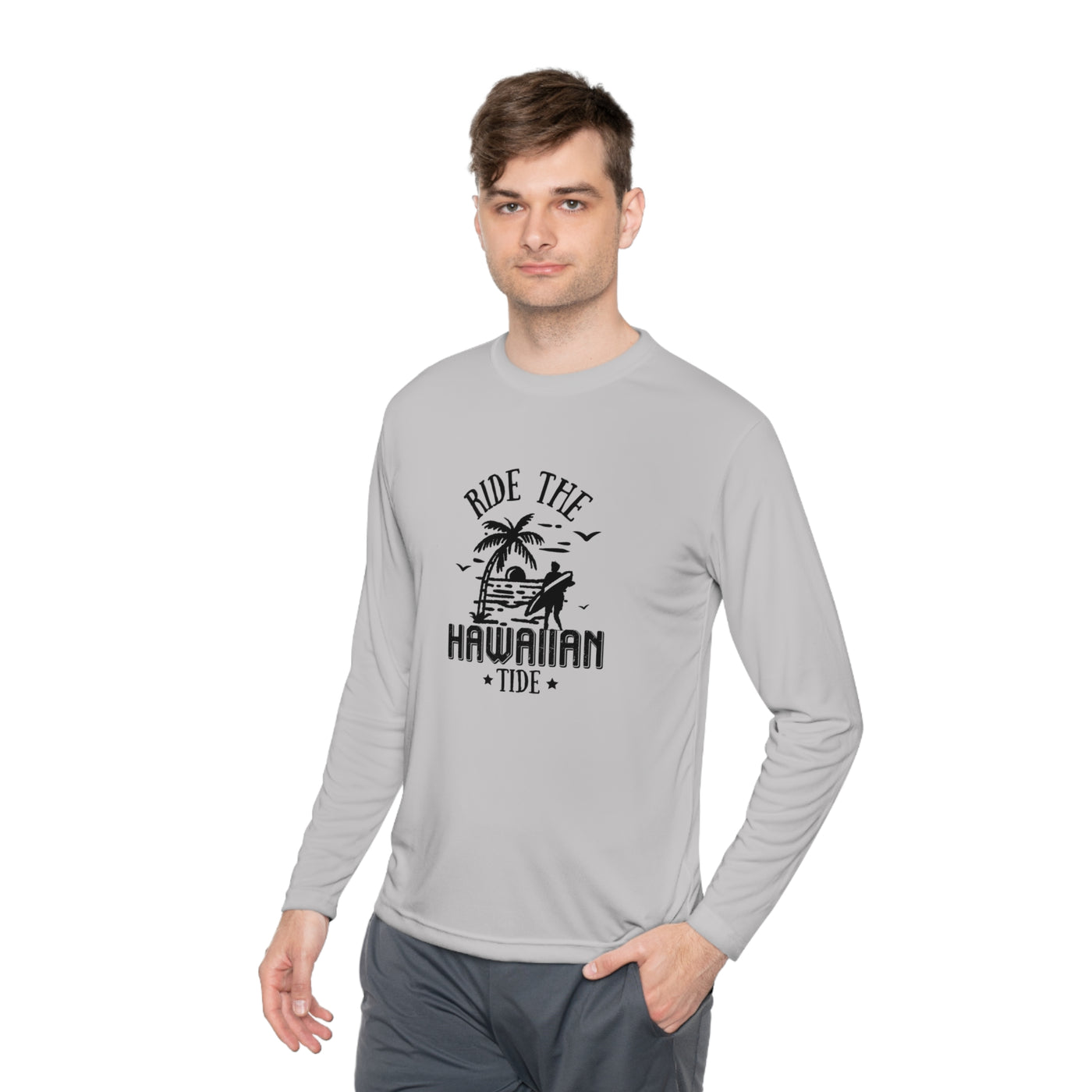 Hawaiian Tide - Moisture-Wicking Long Sleeve Tee