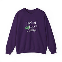 Load image into Gallery viewer, "FEELING LUCKY TODAY" - Unisex Heavy Blend™ Crewneck Sweatshirt