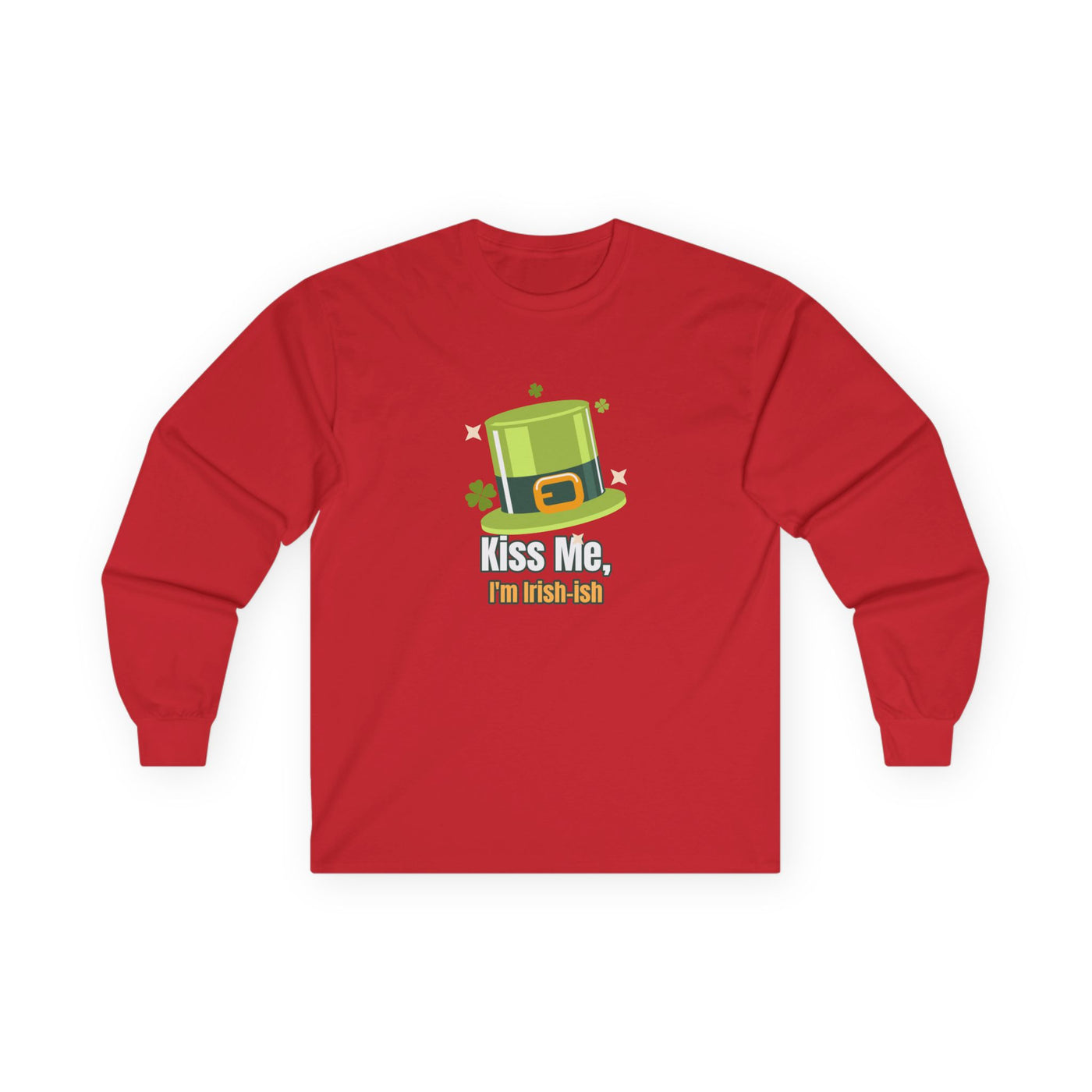 "Kiss Me, I'm Irish-ish" - Unisex Ultra Cotton Long Sleeve Tee