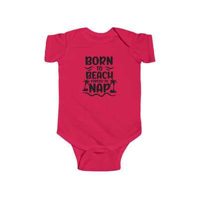 "Born to Beach" Baby Onesie (Black)